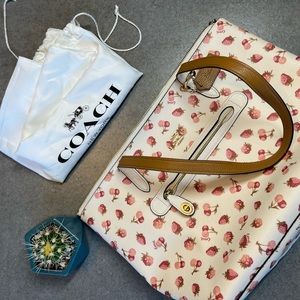 Coach Fruit Print Tote Bag